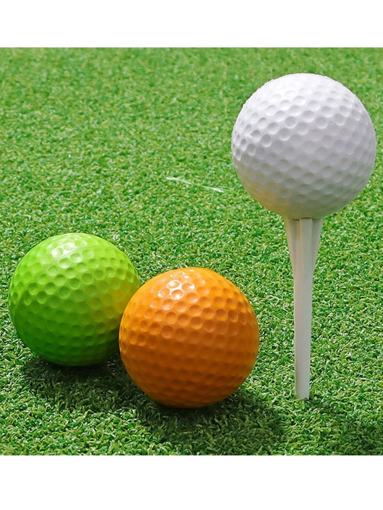 Qapalı golf təcrübəsi yumşaq top golf PU topu golf süngər topu köpük topu rəngli uşaq oyuncaq topu