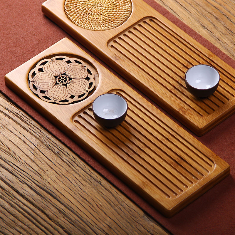 Bambuk ağacından hazırlanmış çay qabı quru qabarcıqlı masa məişət Yapon əl istehsalı bərk ağacdan drenaj qabığı sadə Kung Fu çay dəsti nəlbəki dəniz qabı kiçik