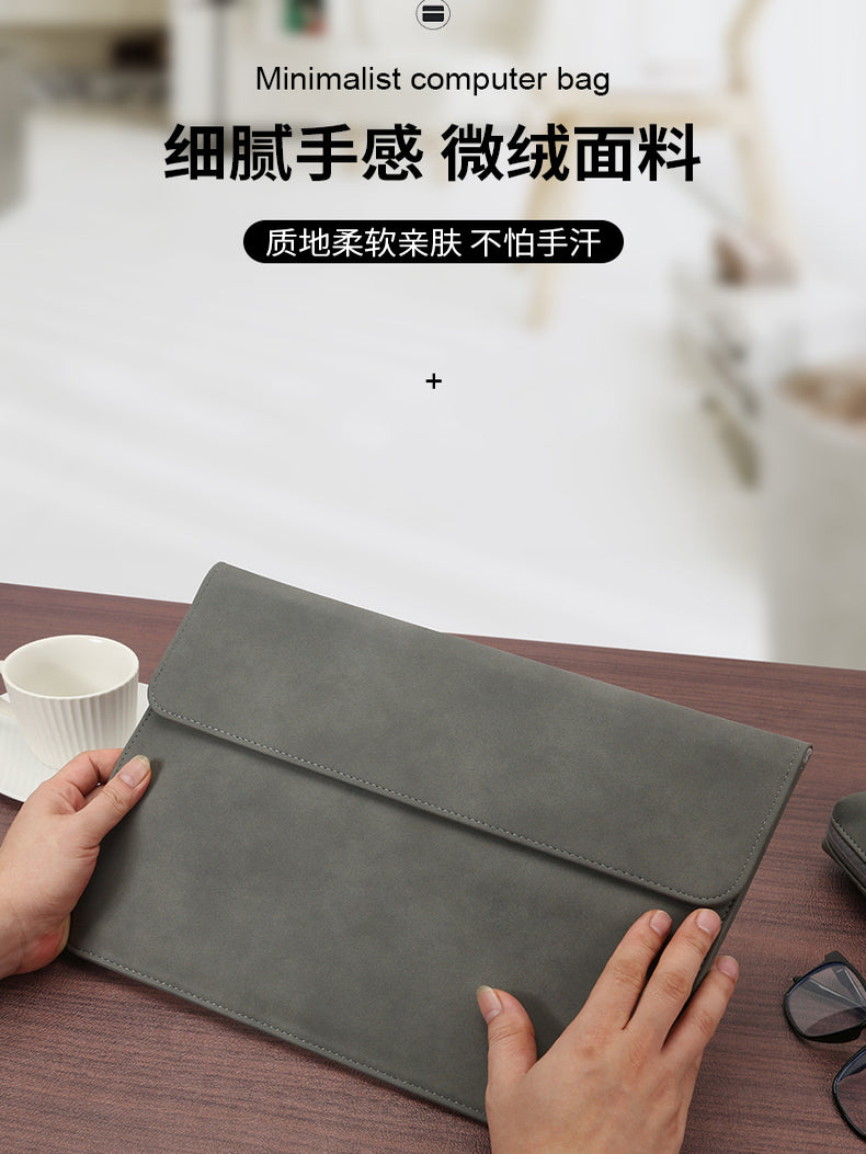 Noutbuk layneri qolu kompüter çantası Apple MacBook Air Liner çantası M3 üçün uyğundur Huawei MateBook qoruyucu örtük Xiaoxin 13/14/15 Honor pro16 saxlama çantası 13.3 Xiaomi Qadınlar