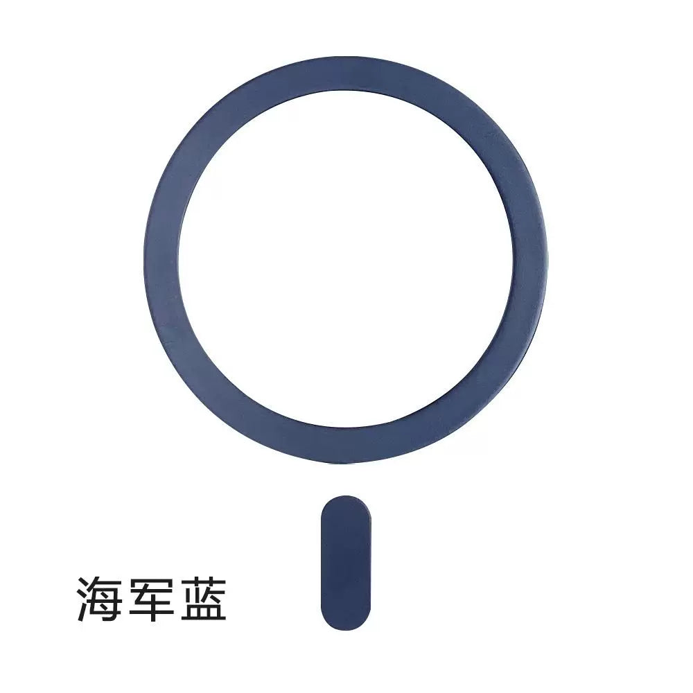 Maqnit halqası, maqnit bərkidicisi, MagSafe, boyalı örtük və quyruq hissəsi olan maqnitləşdirilmiş yamaqlı simsiz qəbuledici.