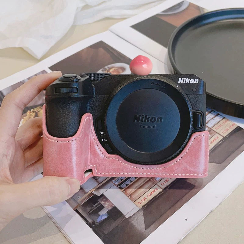 Nikon z30 qoruyucu qutu z50 ikinci nəsil çanta zfc kamera qutusu Z5 ikinci nəsil dəri qutu z7ii qabıq bazası Z62 aksesuarları