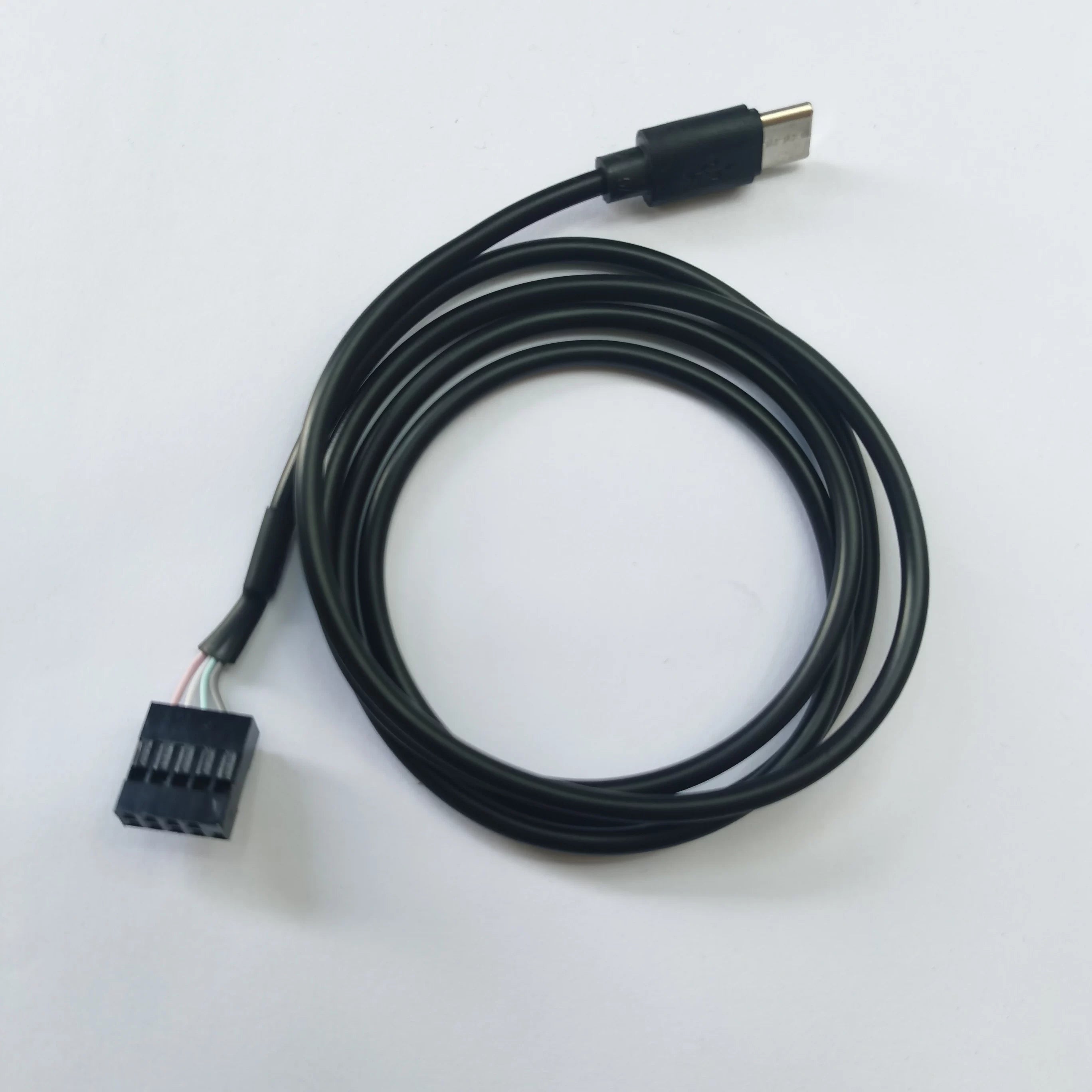 Kompüter anakartı 9 pinli USB kabel serial portu ikinci dərəcəli ekran quraşdırılmış şassi əlaqə kabeli DuPont 9PIN-dən C Tipinə məlumat kabeli