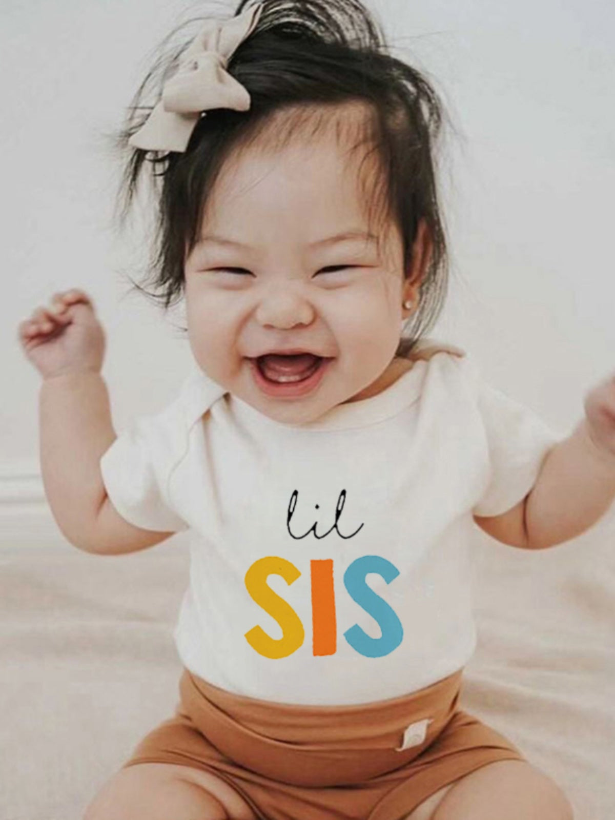 Koreya üslubunda oğlan və qız uşaqları üçün yay ağ hərfli futbolka, dairəvi yaxalı, qısa qollu gündəlik.