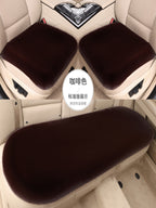 Avtomobil Oturacaq Yastığı Qış Doldurulmuş İstilik Texniki Qalınlaşmış Tək Oturacaq Arxa Sıra Sürüşməyən Tək Parça Üç Parçalı Dəst Neytral Yün Yastıq Dovşan Xəzi İmitasiya