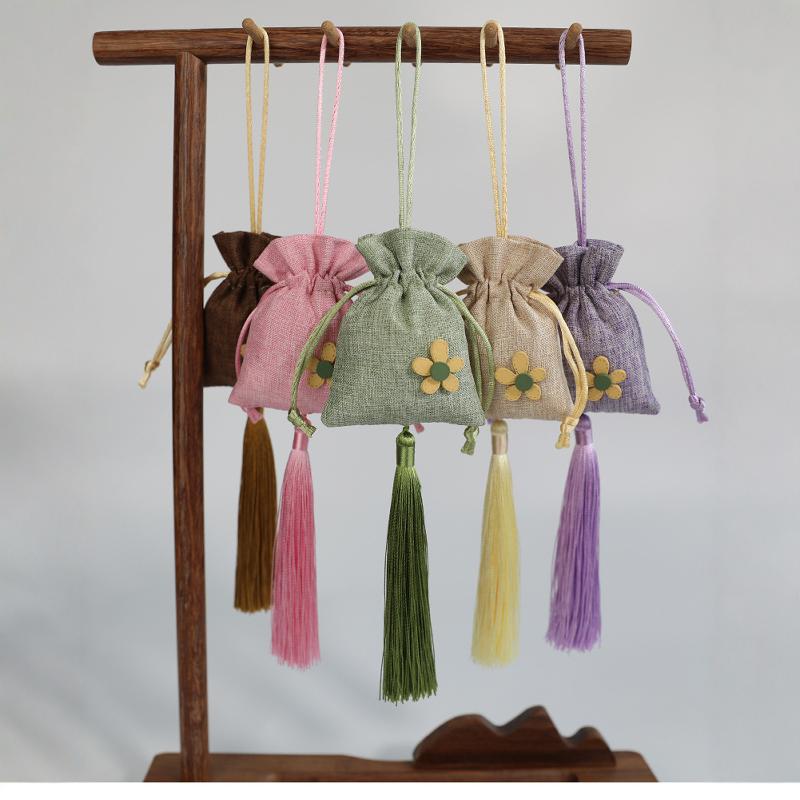 Dragon Boat Festivalı DIY material çantası paketi boş çanta lavanda kisəsi çantası moxa yarpağı çanta çantası portativ ağcaqanad kovucu buxur çantası