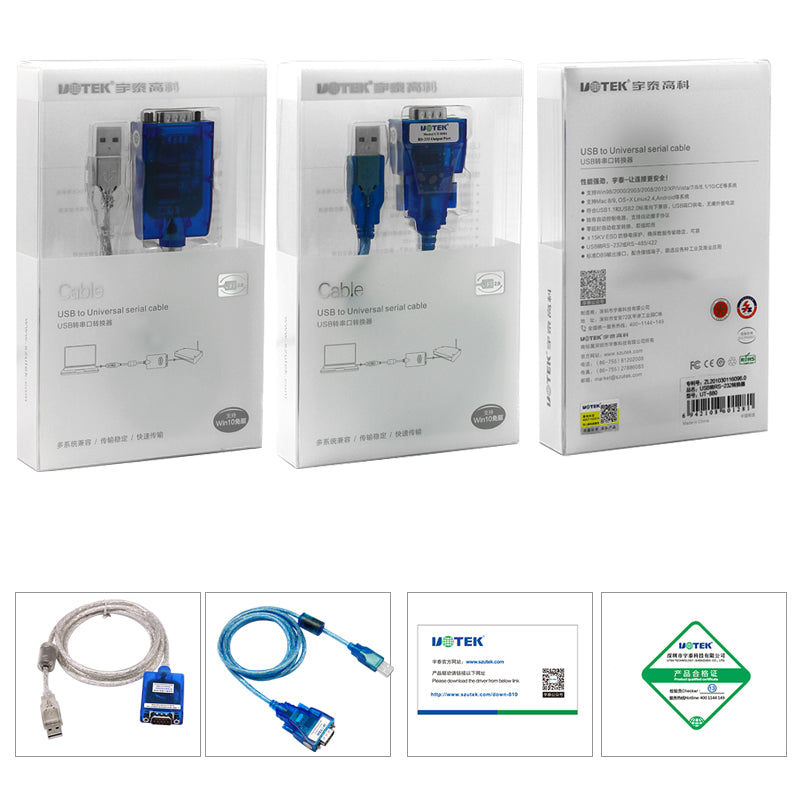 UT-8801/880 Yutai usb-dən 232-yə çevirici rs232-dən usb moduluna ft çip 232 seriyalı kabel