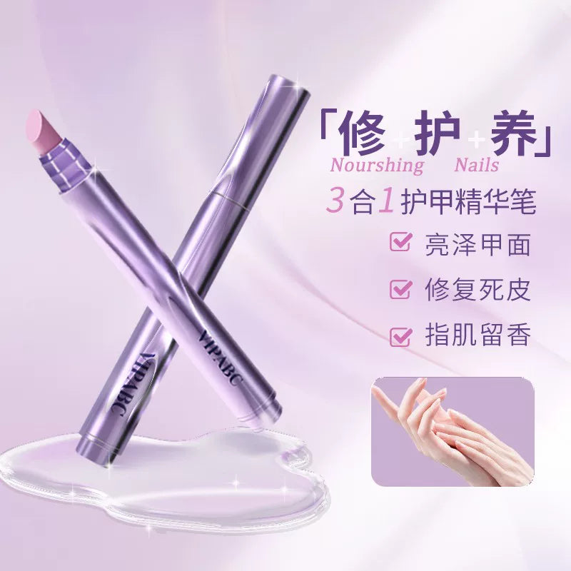 3-in-1 Nail Essence Pen: Cleans, restores, protects, lubricates, nourishes and prevents breakage of cuticles.