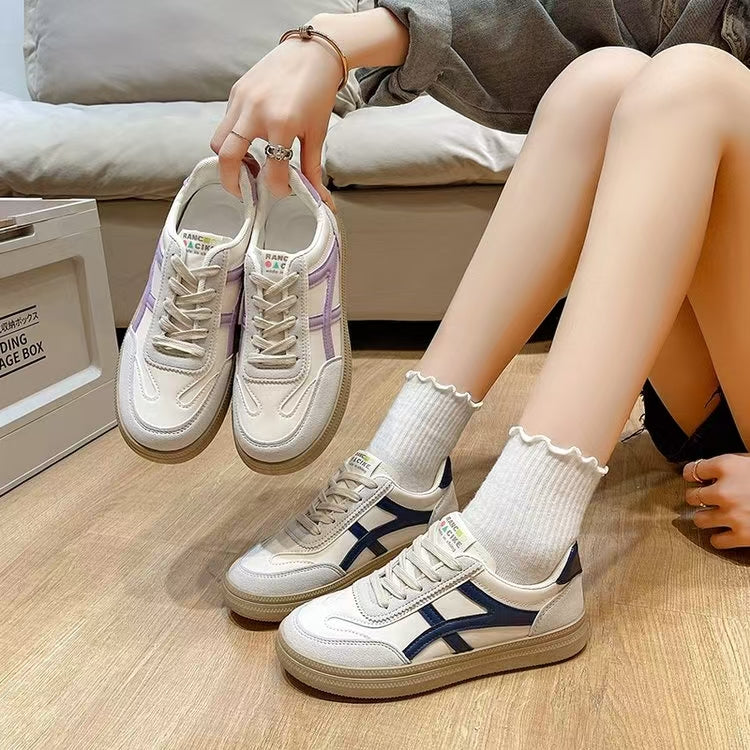 Brendin xüsusi təklifi: Qadın ağ idman ayaqqabıları, yeni model, məşhur Alman məşq ayaqqabıları, idman ayaqqabıları, çox yönlü yumşaq dabanlı ayaqqabılar