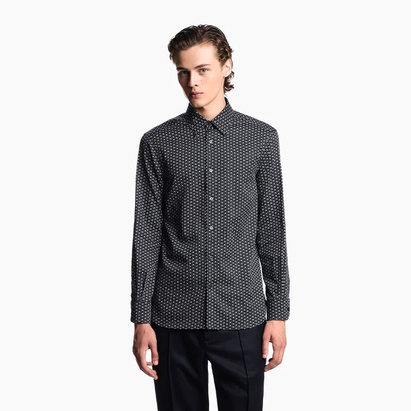 EMPORIO ARMANI/Armani Payız/Qış Yeni Kişi Naxışlı Lüks Kostyum Rəsmi