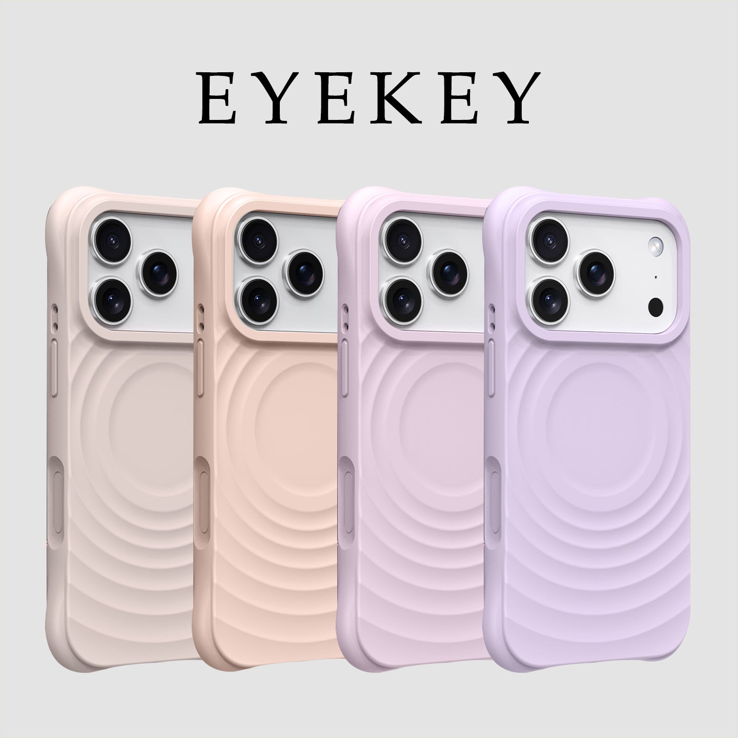 eyekey·ins maye silikon bərk rəngli maqnit dalğası qabıq hava Apple 17promax mobil telefon qabığı iphone16 yeni stil 14 kişi və qadın 15 sadə cüt 13 hər şey daxil olmaqla sərt qoruyucu örtük