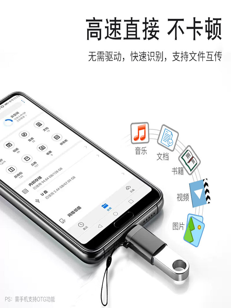 OTG adapter tip c interfeysi məlumat kabeli usb3.0 mobil telefon kompüter planşet çevirici başlıq qoşulma kart oxuyucu usb disk bağlantısı portu Huawei oppo usb ötürücü üçün uyğundur