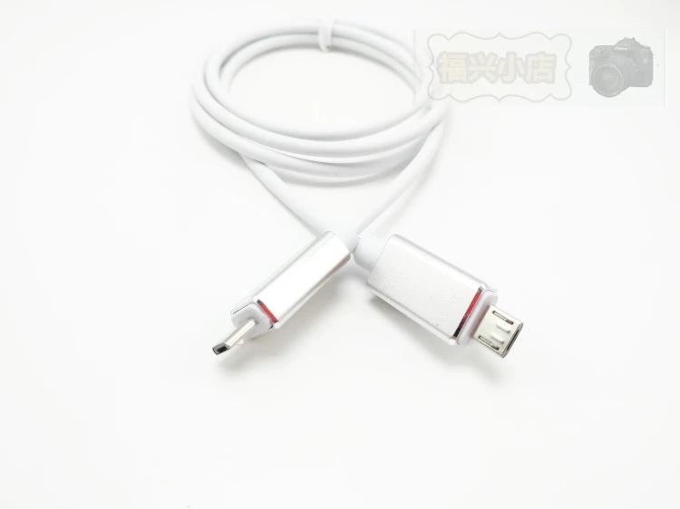 Android ikitərəfli mikro usb məlumat kabeli, tərs OTG şarj kabeli, dekodlaşdırma kabeli, iki ucu kişidən kişiyə, qısa kabel