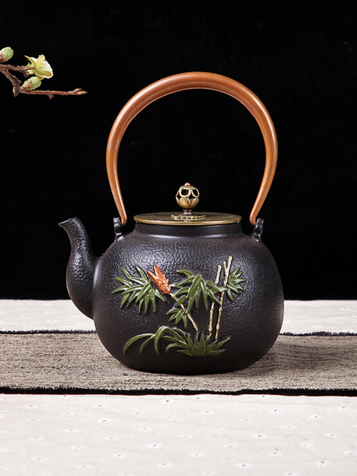Jinjingtang çuqun çaydanı, çuqun çaydanı, çaydanı, çaydanı, karbon sobası, elektrik keramika sobası, çaydanı - 2