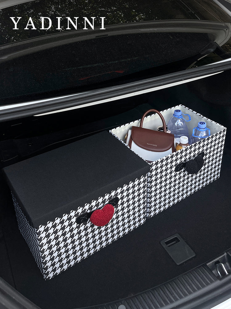 Avtomobil baqajı saxlama qutusu, qadınlar üçün çoxfunksiyalı və yüksək səviyyəli saxlama qutusu, avtomobil saxlama səbətləri üçün vacib bir əşyadır