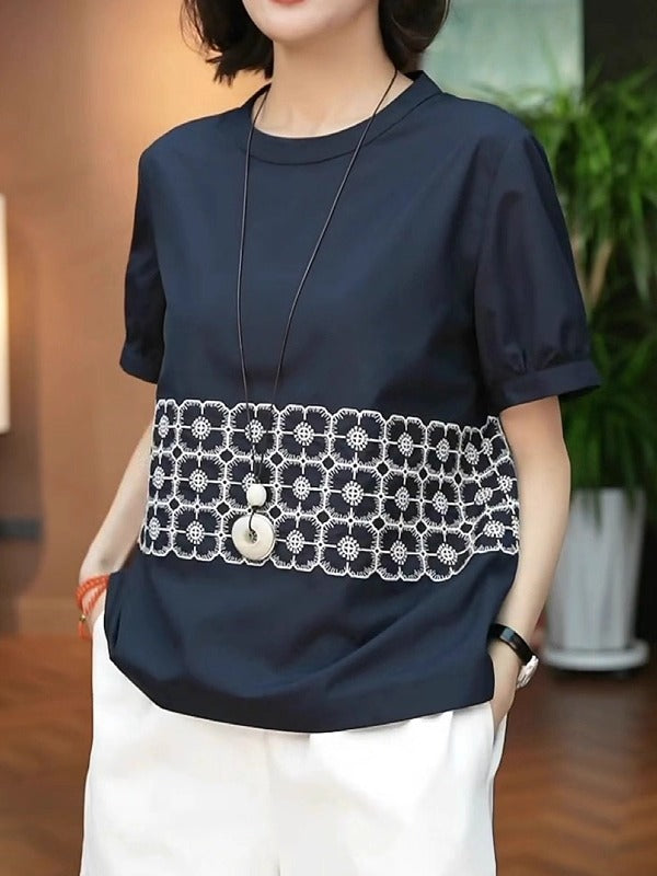 Qadınlar üçün böyük ölçülü, təmiz pambıqdan hazırlanmış, şık və zərif rəngli qısaqol köynək, yay üçün mükəmməldir, arıqlamaq üçün uyğundur, geniş bədən quruluşuna malikdir, unikal və gözəl top.