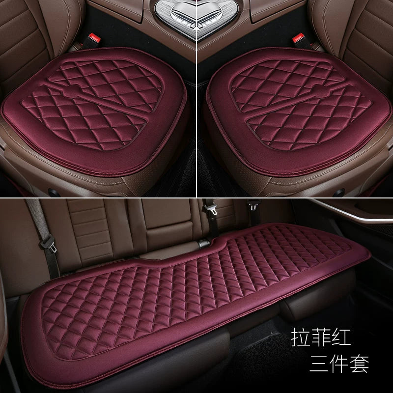 2025 New Summer Car Seat Cushions, Car Interior Seat Covers, Hip Cushions, One-Piece Back Seat Cushions, Suitable for All Seasons