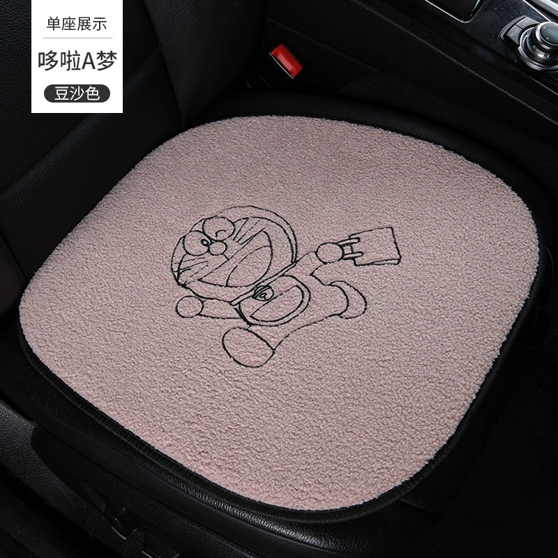 Avtomobil Yastığı Qış Dolması Üç Parçalı Cizgi Filmi Tək Parça Ins İnternet Məşhur Arxa Sıra Qısa Kaşmir Heattech Yəhər örtüyü