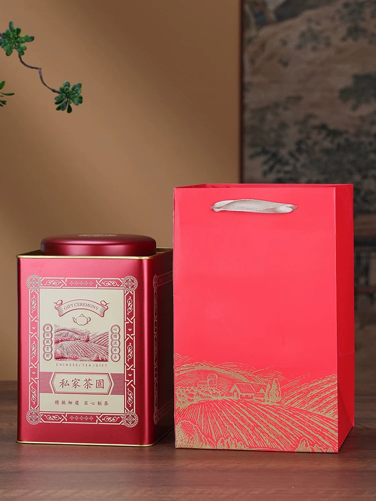 Çay qutuları dəmir qutular universal böyük məişət qara çay ağ çay Dahongpao boş çay qablaşdırma qutusu metal saxlama möhürlənmiş qutu