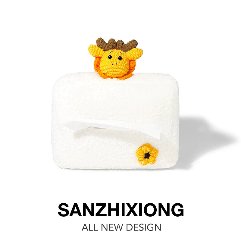 Şirin avtomobil salfet qutusu, avtomobil oturacağının arxa salfet saxlama qutusu, avtomobil salfet tutucusu, avtomobil salon salfet qutusu örtüyü