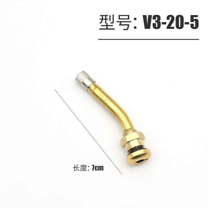 Təmiz mis avtobus təkəri vakuum təkər klapan avtobus yük maşını alüminium ərintisi profili şişmə burun