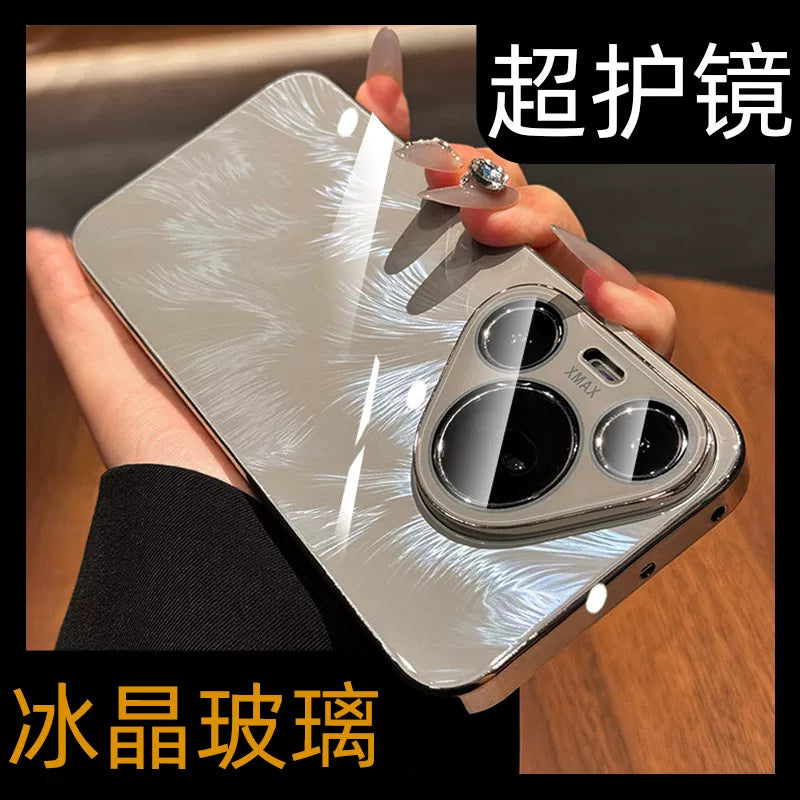 Daimang, Huawei Pura70 mobil telefon qutusu üçün uyğundur P70Pro+ shell P80Pro yüksək səviyyəli seriyalı qoruyucu çanta pura90promax lens hər şey daxil olmaqla, düşməyə qarşı qadın modeli kişi sadə ağ aurora pm