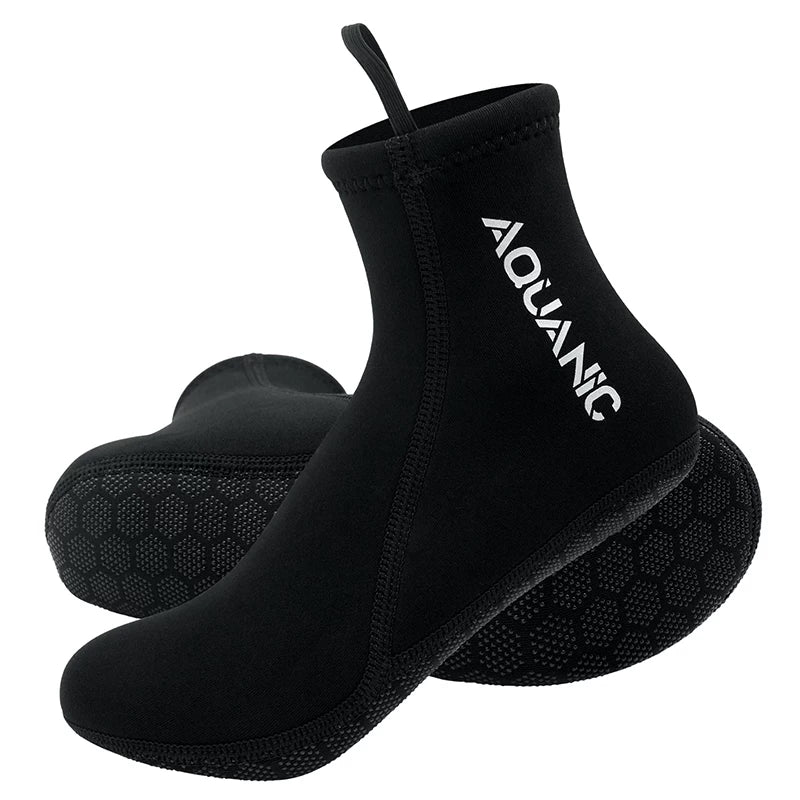 Kişilər və qadınlar üçün pulsuz dalğıc corabları 2-3 mm isti suda üzgüçülük corabları snorkeling sörf çimərlik üzgüçülük sürüşməyən fin corabları