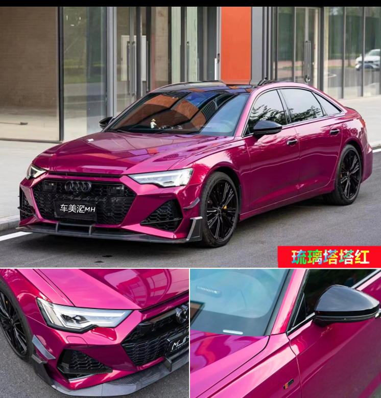 Pethuayue Pudra Rəng Dəyişən Film Tam Avtomobil Qapağı Fantaziya Vulkanik Kül Avtomobil Filmi Rəng Dəyişən Parlaq Qara Tpu Görünməz Avtomobil Filmi