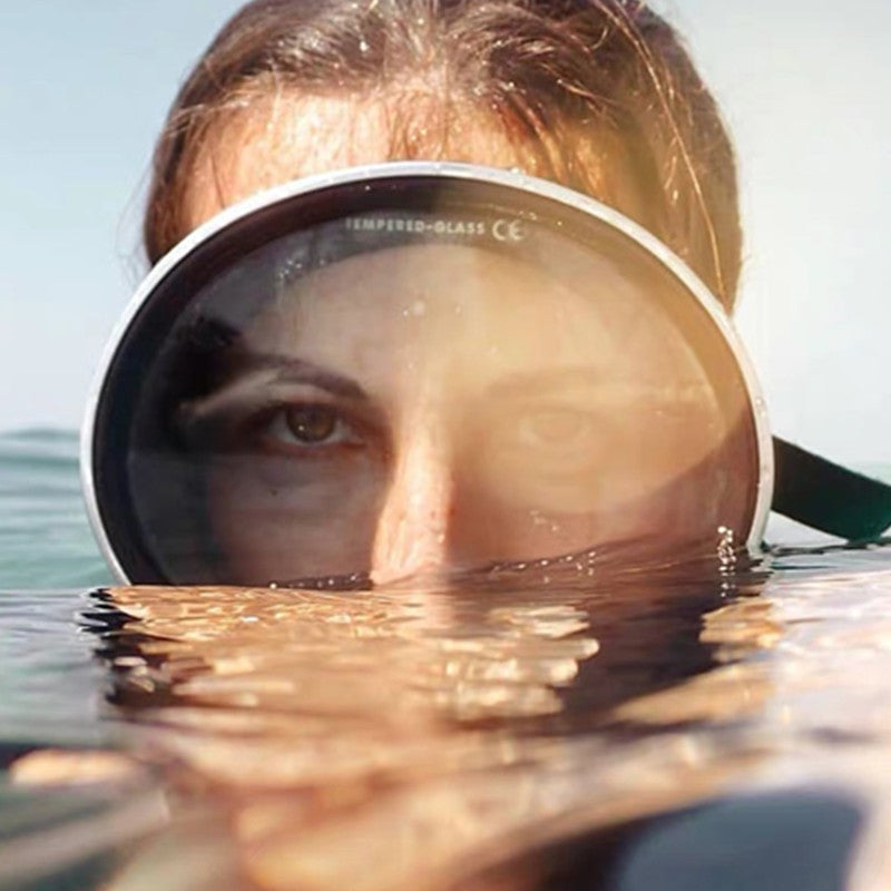 White Tip Shark Beuchat SUPER Retro Dalğıc Maskası Pulsuz Dalğıc Ağciyər Maskası Dalğıc Dəsti Snorkeling