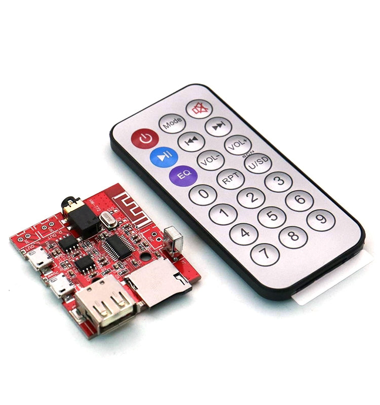 Bluetooth MP3 səs qəbuledici lövhəsi diy itkisiz avtomobil dinamik gücləndirici lövhəsi uzaqdan idarə olunan bluetooth gücləndirici lövhəsi