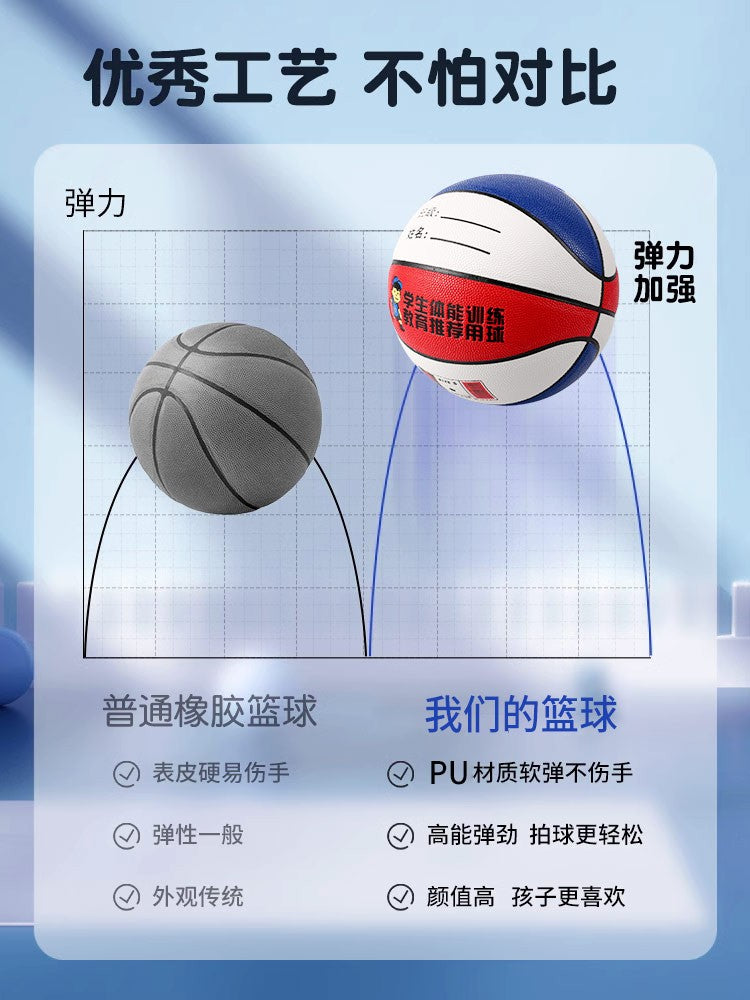 Basketbol 5 nömrəli uşaq 4 nömrəli uşaq bağçası 5 nömrəli ibtidai və orta məktəb şagirdləri 6 nömrəli yeniyetmələr üçün xüsusi 7 nömrəli yumşaq dəri nəm uducu basketbol