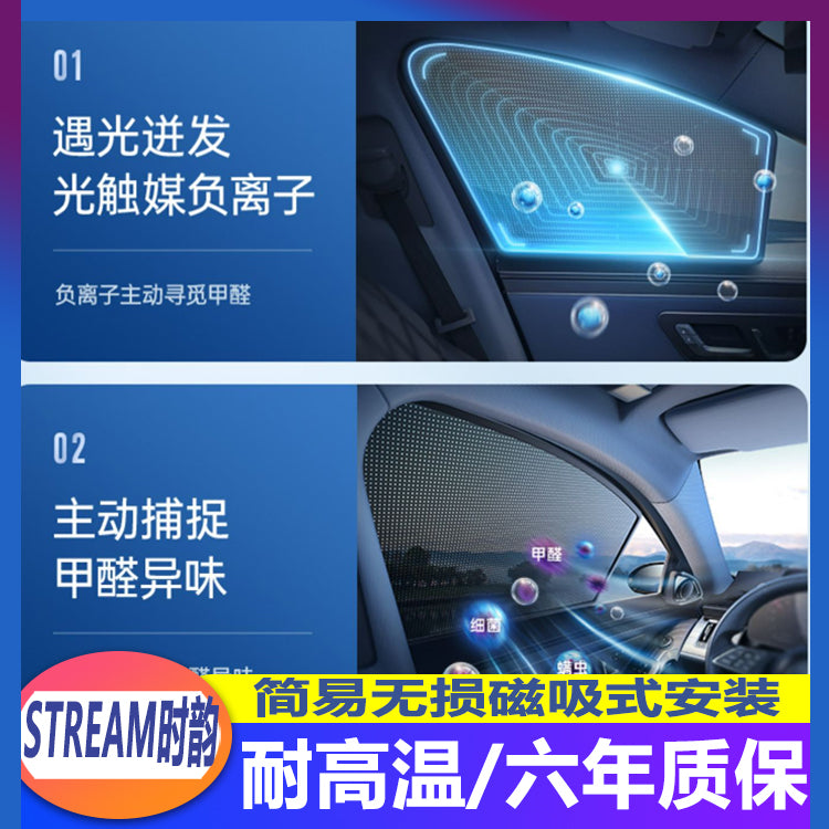 Suitable for Honda STREAM sunshades RN6, RN8 and RN1/2/3 (transparent blinds).