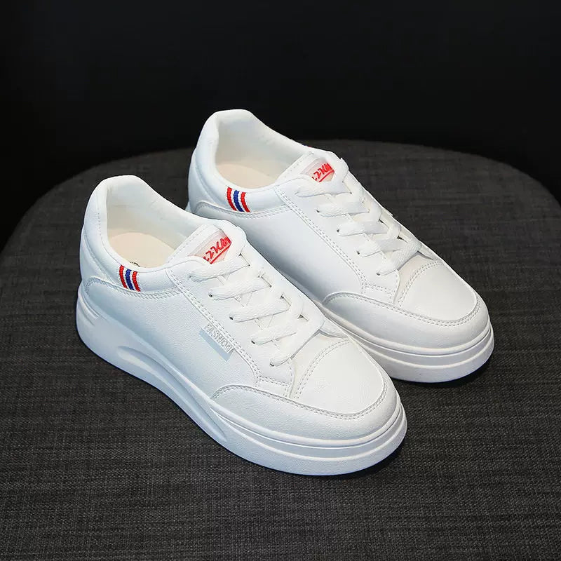 1718 White Shoes Qadın Bütün Uyğun Hündürlük Incr Qadın Ayaqqabıları