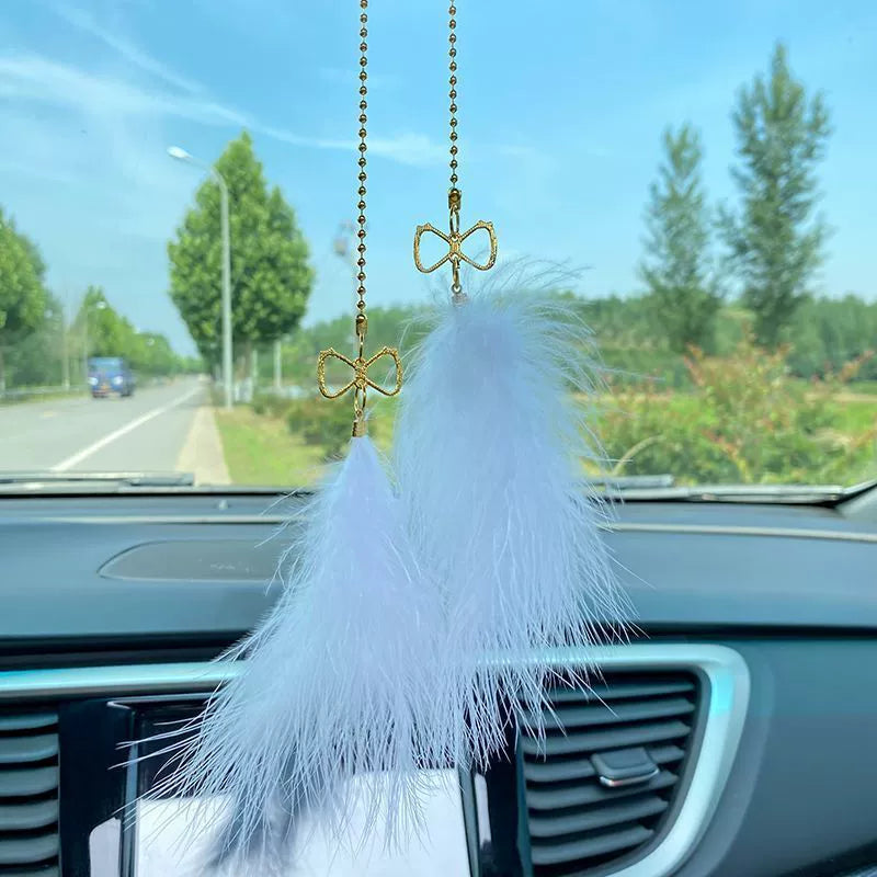 2025 Yeni Avtomobil Asqıları İnternet Məşhur Avtomobil Arxa Görünüş Güzgüsü Asma Qadın Avtomobili Yüksək səviyyəli Kulonlar Ornamenti Safe Joy