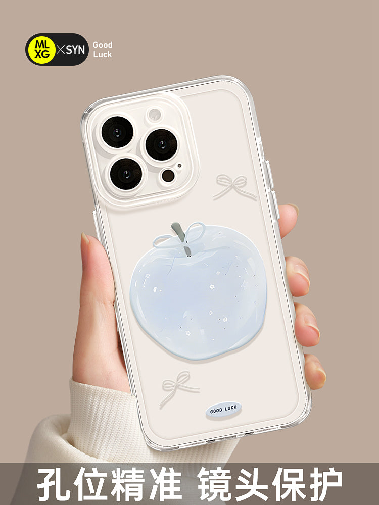 Apple 16 mobil telefon qutusu, yeni iphone17pro transparent 15 guava 14 yay hissi 16promax cizgi filmi hava meyvəsi 13 qadın modeli 11 hər şey daxil 12 payız əleyhinə 8plus lentli x yumşaq üçün uyğundur