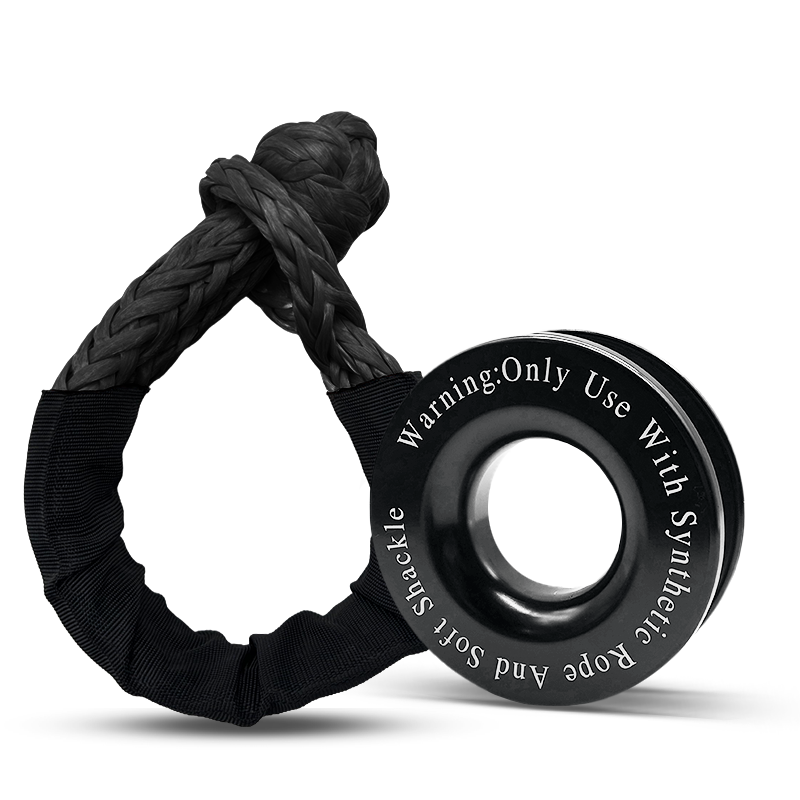 Ultra-high molecular weight polymer soft shackle rope, fiber braid shackle rope, soldered tow rope, outdoor towing rope, 17 tons