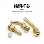 Təmiz mis avtobus təkəri vakuum təkər klapan avtobus yük maşını alüminium ərintisi profili şişmə burun