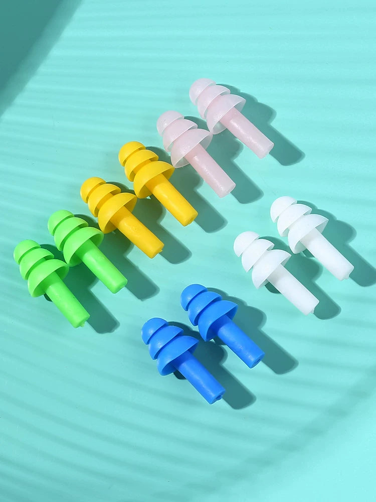 5 cüt səs keçirməyən qulaq tıxacları, simsiz səs-küy əleyhinə qulaqlıqlar, silikon səs-küy azaltma dəsti, üzgüçülük qulaqcıqları, böyüklər üçün yuxu qulaqcıqları