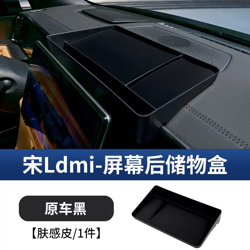 BYD Song Ldmi mərkəzi konsolunun alt saxlama qutusu, avtomobil saxlama qutusu, interyer aksesuarları üçün uyğundur.