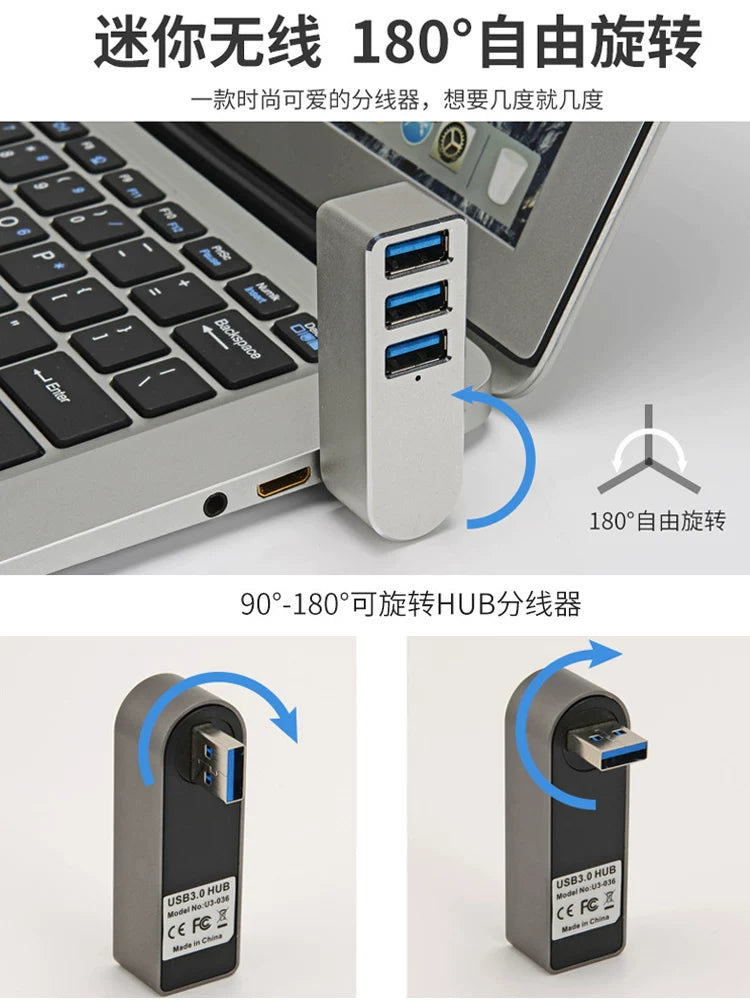 usb3.0 genişləndirici simsiz hub splitter laptop hub ubs interfeysi usb disk kompüter usp adapter