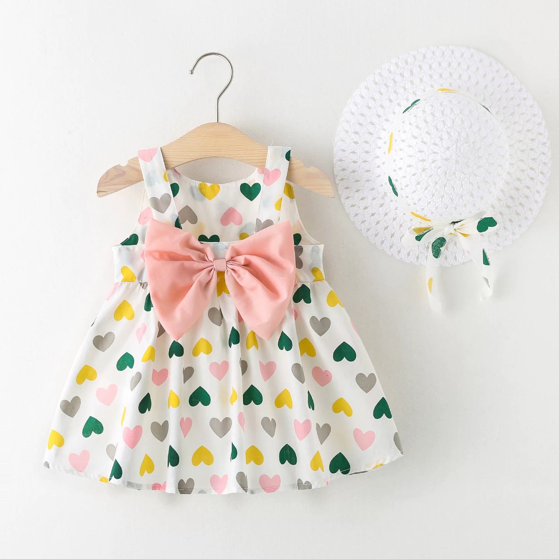 Qızlar üçün yay geyimləri körpə 1 1/2 yaşlı körpə geyimləri uşaqlar üçün