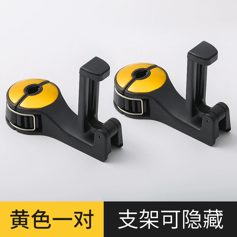 Avtomobil Oturacağı Arxa Arxa Qarmaq Cizgi filmi Sevimli Oturacaq Arxa Qarmaq Çoxfunksiyalı Avtomobil Daxili Dekorasiya Kiçik Qarmaq Yaradıcı