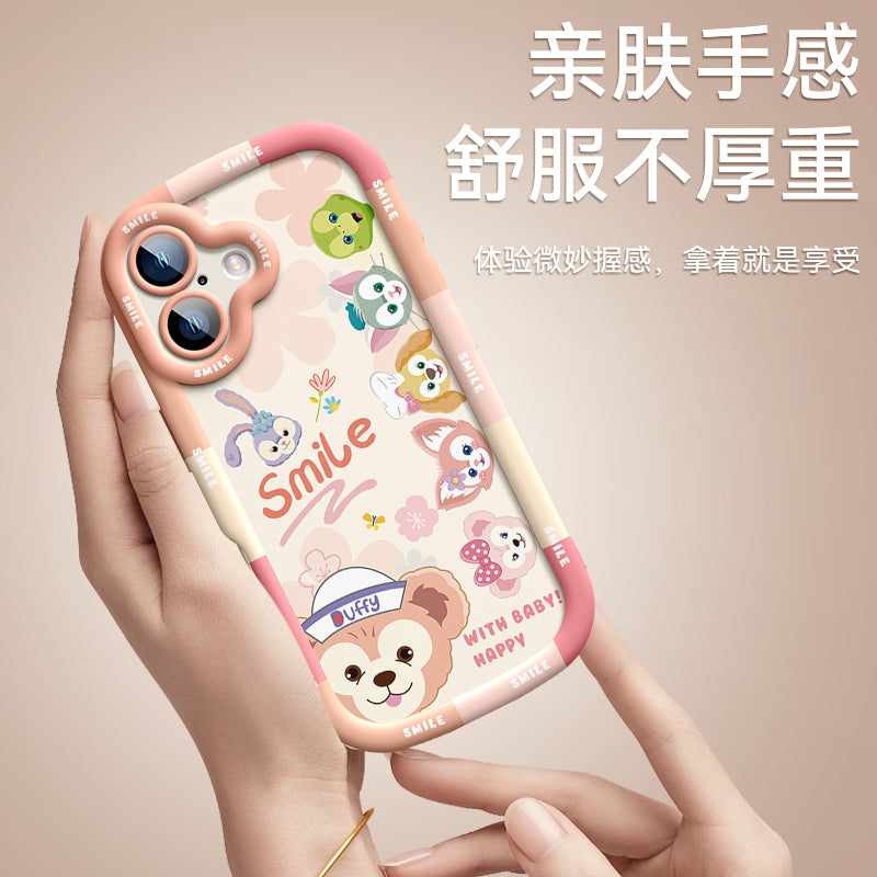 Huaying Lina Belle Apple 17pro mobil telefonu üçün uyğundur iPhone16promax Disney yeni 15 puf silikon 13 super isti 14 internet ünlü plus star dew 12 cizgi filmi maks trend