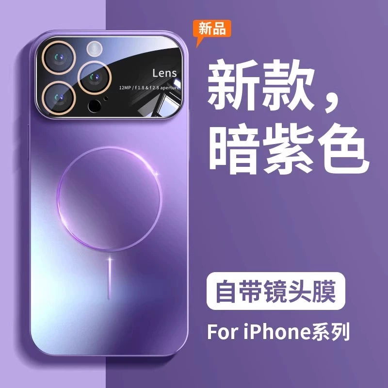 Haoqi yeni Magsafe maqnit iPhone 17 Pro Max telefon korpusu, tam örtüklü, iPhone 16 Pro və 15 Plus üçün düşmədən qorunma, premium hiss, 14 düymlük qoruyucu korpus, kişilər və qadınlar üçün ultra nazik mat sərt qabıq.