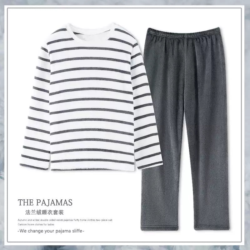 cütlük pijama dəsti qış qadın kişilər pijama ev geyimləri pijama