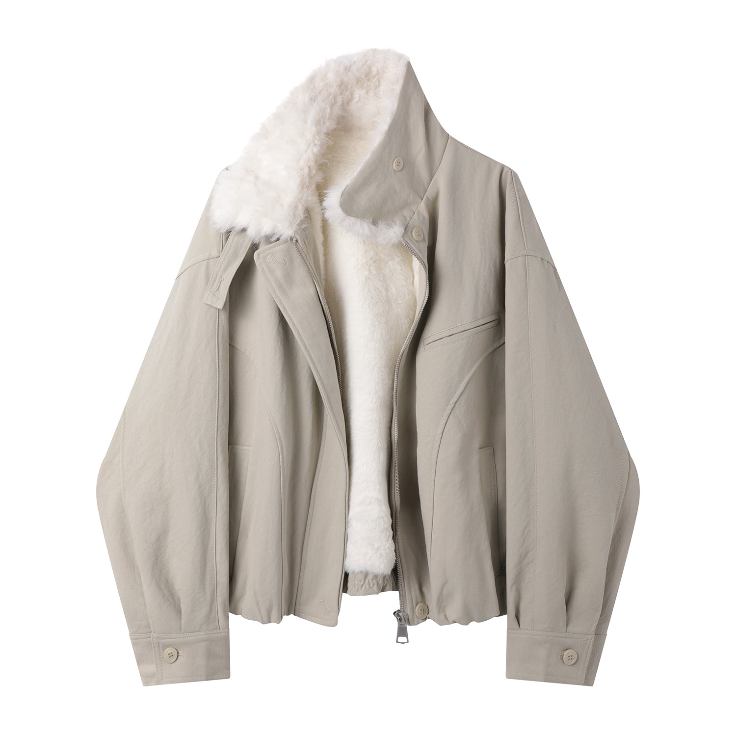 Cholisa Quzu Yunlu Pambıq Palto Qalınlaşdırılmış Qış Paltosu Qadınlar üçün 2025-ci ilin Qışı Yeni Amerika Üslublu Boş Çoxfunksiyalı Retro Parka