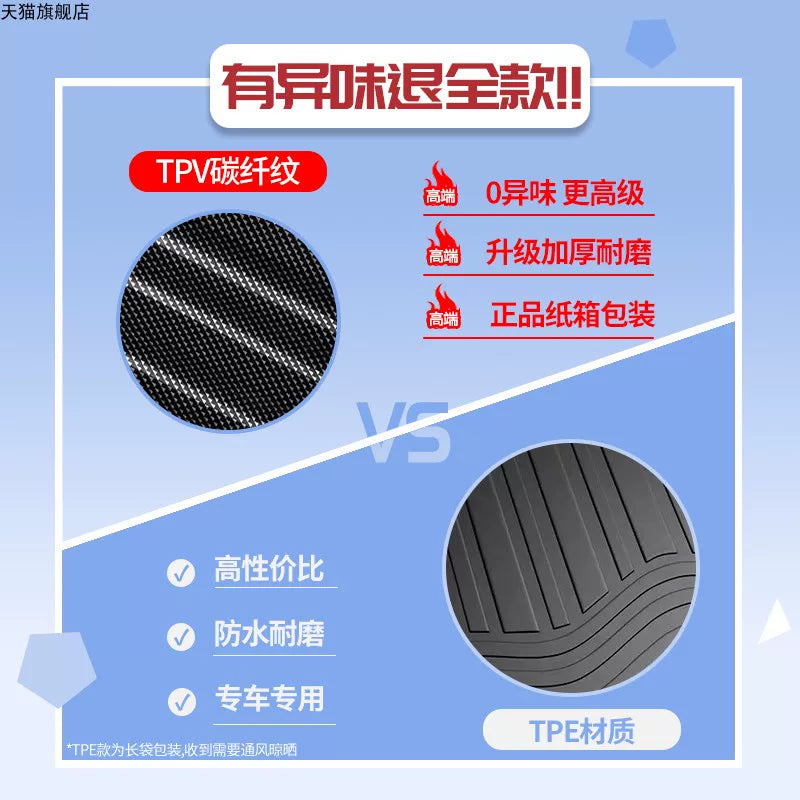 TPE Skoda Superb, Kodiaq GT, Octavia, Rapid, Fabia, Kamiq, Yeti trunk mat/tailgate mat