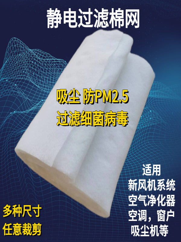 Xiaomi hava təmizləyicisi üçün uyğundur filtr elementi əridilmiş parça elektrostatik filtr DIY PM2.5 təmizləyici ekran pəncərə spreyi parça