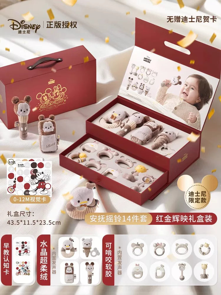 0-6 aylıq körpələr üçün Disney körpə oyuncaqları: Fiziki güc tələb edən Yeni il hədiyyələri, təbrik hədiyyələri, kiçik körpələr üçün əl çalğıları.