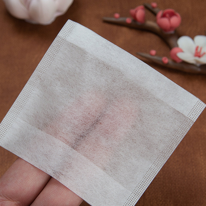 100 Qarğıdalı Fiber Çay Çantaları Ətirli Çay Çantaları Refleks Çay Çantaları Birdəfəlik Kiçik Çay Çantası Filtr Çantaları