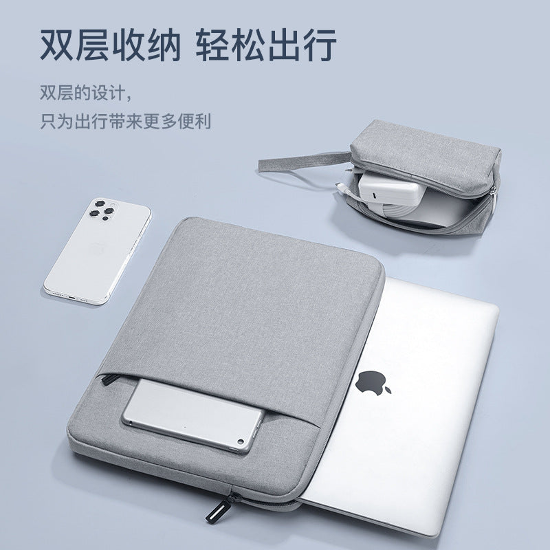 Lenovo Xiaomi Huawei matebook14 Apple macbook air13.3 Xiaoxin pro13 kompüter çantası qadın çantası M2 qoruyucu örtük 15.6 düymlük kişi çantası